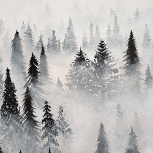 "Heart Of Mist"  Acrylic tree landscape