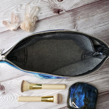 Load image into Gallery viewer, Alcohol ink printed on 100% cotton Makeup Bag 10&quot;
