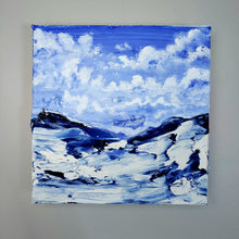 Load image into Gallery viewer, Breath of Fresh Air | 8x8 | Cloudscape ocean abstract | Art for sale
