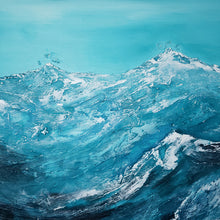 Load image into Gallery viewer, Inhale | 30x24 | Ocean  Abstract art for sale California art gallery
