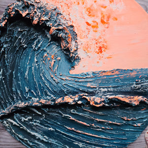 Majestic Wave | 12" Vinyl Record | Ocean Abstract artwork