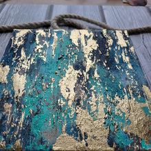 Load image into Gallery viewer, Wishing stone # 1 | 8 x 8 | abstract toronto art gallery | Gold Leaf
