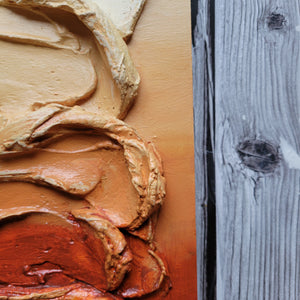 Cappuccino anyone? | 14 x 11 | 3D Texture abstract paintings for sale