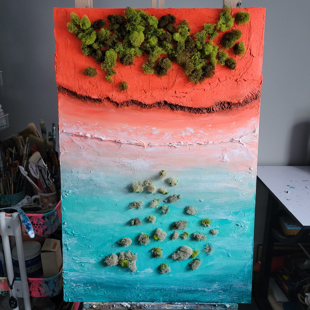 Red Sands | 36 x 24   | Australia ocean artwork for sale