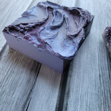 Load image into Gallery viewer, Amethyst | 5 x 5 | abstract thick texture art for sale
