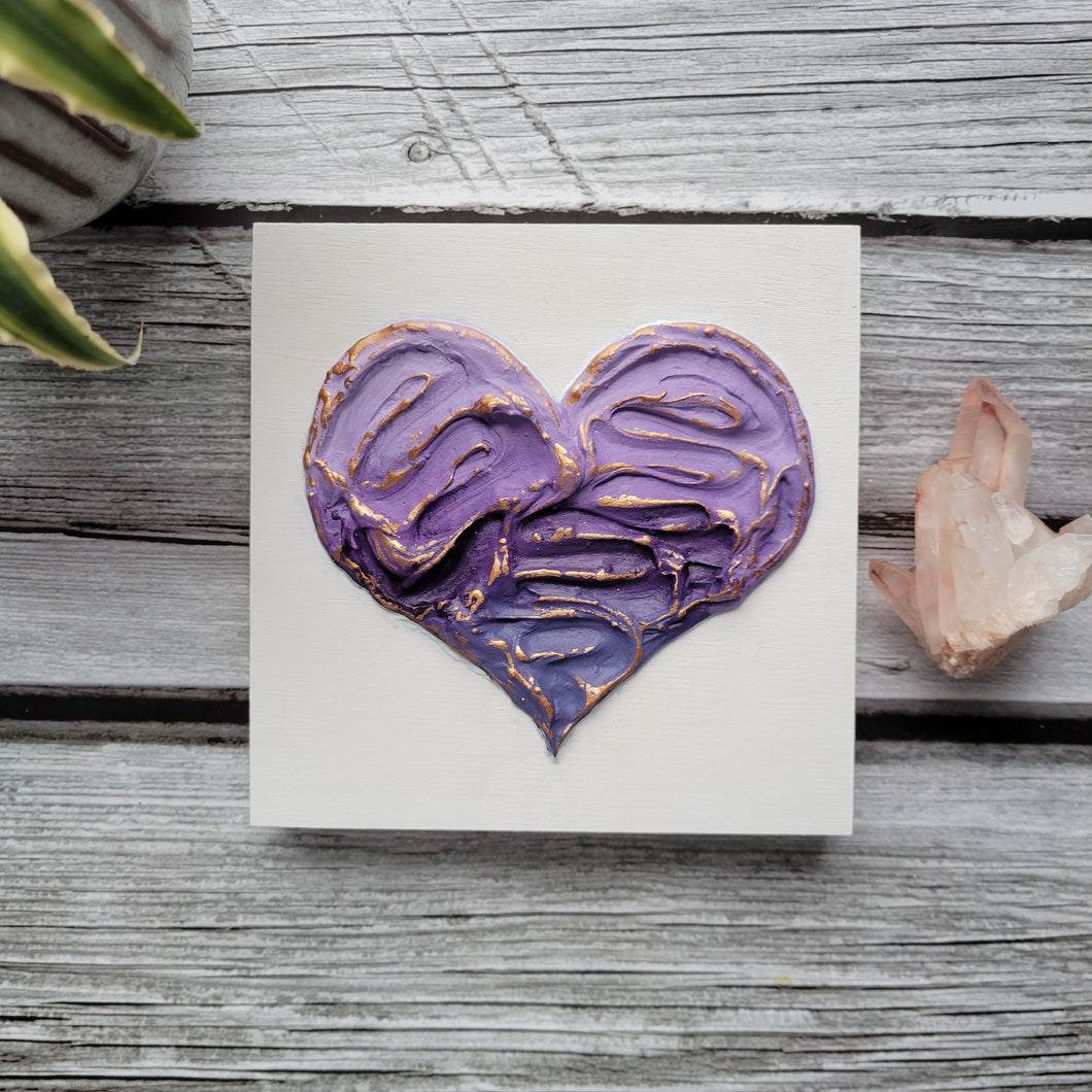 Self Love | 6x6 | Heart fine art for sale