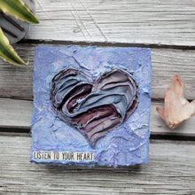 Load image into Gallery viewer, Listen to your Heart | 6 x 6 |Abstract art for sale
