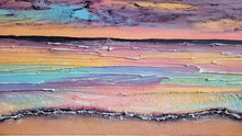 Load image into Gallery viewer, Rainbow Serenade | 12&quot; x 36&quot; | Ocean sunset abstract art gallery
