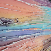 Load image into Gallery viewer, Light at Dawn | 24&quot; x 48 &quot; | Coastal Ocean texture abstract art for sale
