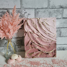 Load image into Gallery viewer, Golden Dusty Rose | 8&quot; x 10&quot; | 3D texture fine artwork for sale
