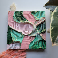 Load image into Gallery viewer, Pink Princess | 12 x 12 | Acrylic abstract texture artwork toronto art gallery
