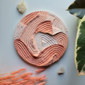 Spring Time | 12 " round | Toronto texture artist