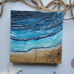 Take a Breath | 10" x 10" | Ocean artwork for sale
