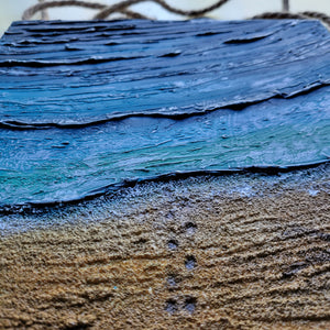 Take a Breath | 10" x 10" | Ocean artwork for sale