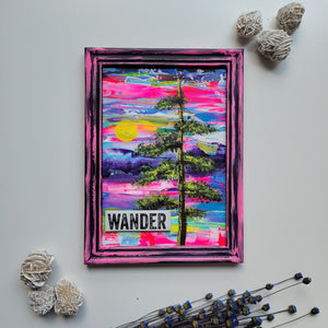 Wander | 5x7| canadian tree artwork