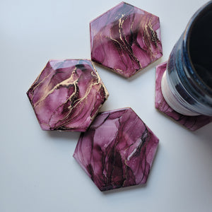 ink coaster set