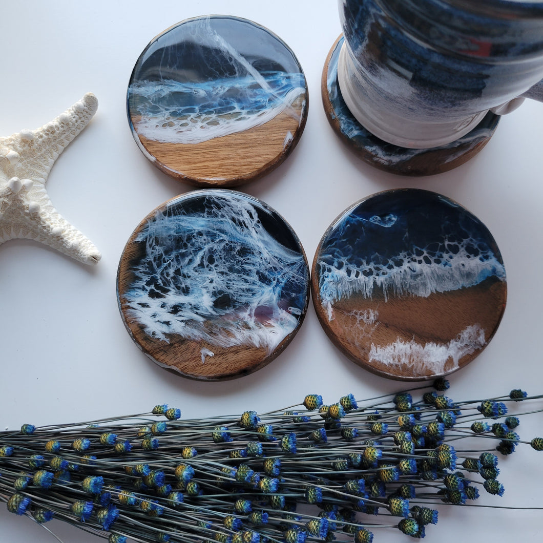 Ocean coaster set #1 | Teacher christmas gifts