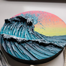 Load image into Gallery viewer, Tye-Dye Sky | 6 x 6 | 2D wave art
