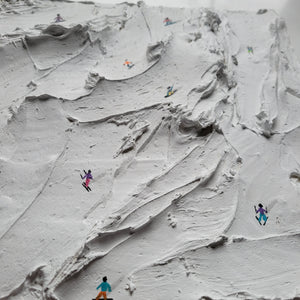 Shreddin' The Gnar IV | 10" x 10" | Snowboard artwork
