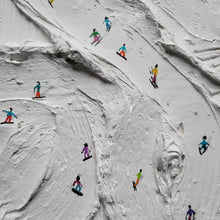 Load image into Gallery viewer, Shreddin&#39; The Gnar III | 10&quot; x 10&quot; | ski minimalist
