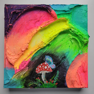Rainbow Portal | 10 x 10 |  Texture artwork