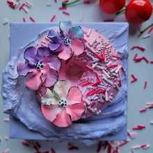 Load image into Gallery viewer, Flamingo Flower  | 4&quot; x 4&quot; | Faux Donut
