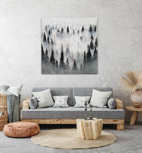 "Heart Of Mist"  Acrylic tree landscape