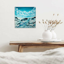 Load image into Gallery viewer, Azure | 12x12 | Cloudscape | Abstract art for sale

