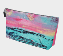 Load image into Gallery viewer, POP Of summer Art print Makeup bag 10&quot;
